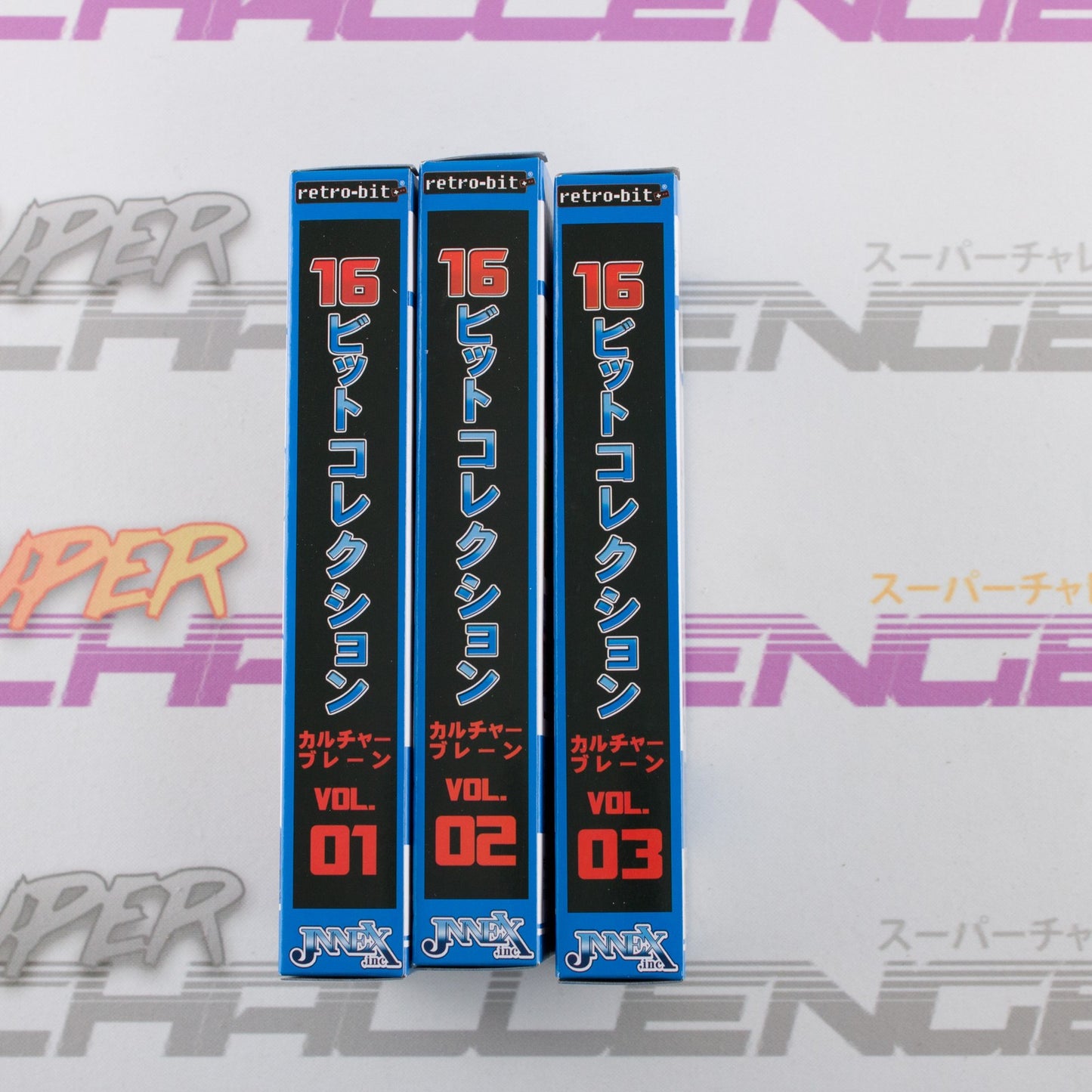 Retro-Bit 16-Bit Collection Culture Brain Vol 1, 2, and 3