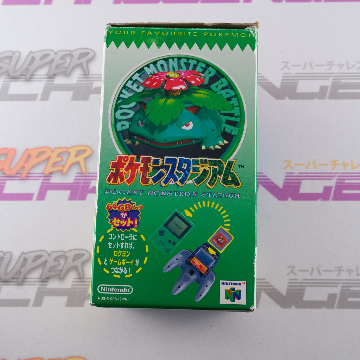 Pokemon Stadium with Gameboy Adapter